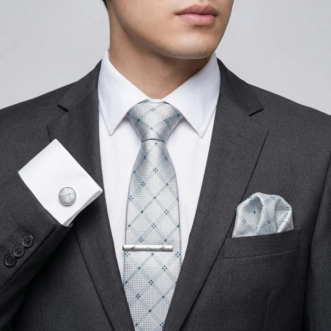 Luxavio - 4-Piece Woven Necktie Gift Set