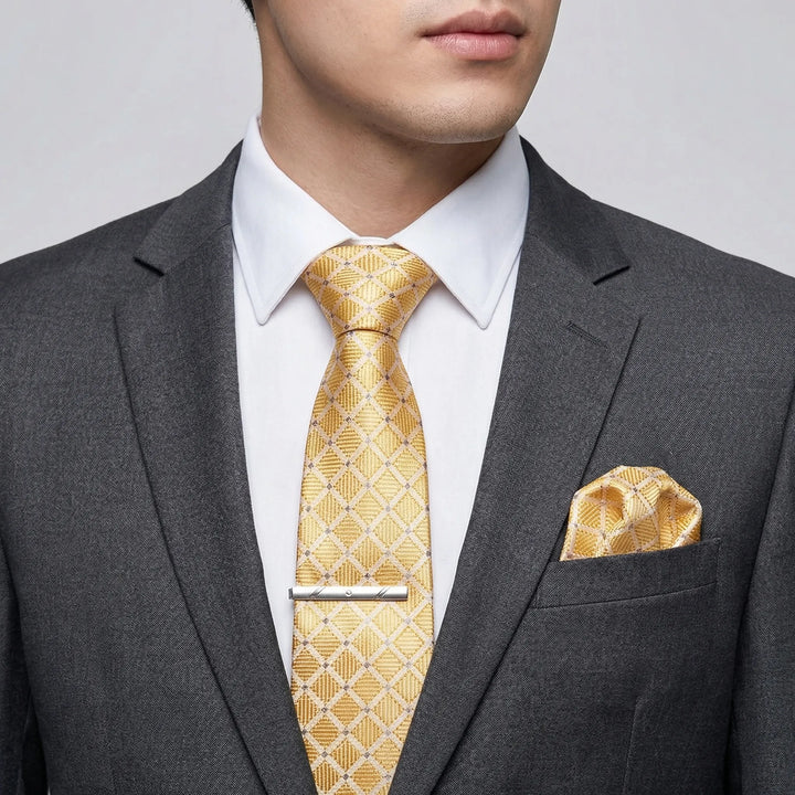 Luxavio - 4-Piece Woven Necktie Gift Set
