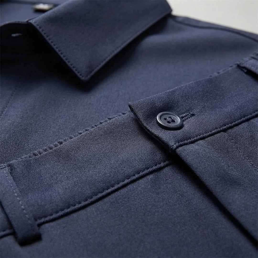 Luxivo - Short Sleeve Polo And Trouser Set