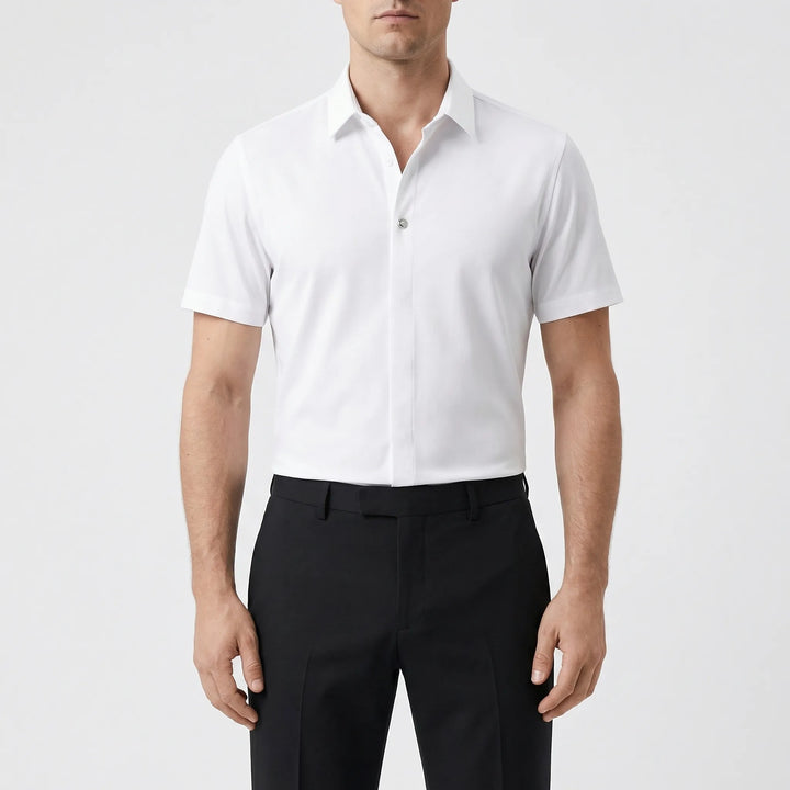 Luxivo - Short Sleeve Polo And Trouser Set
