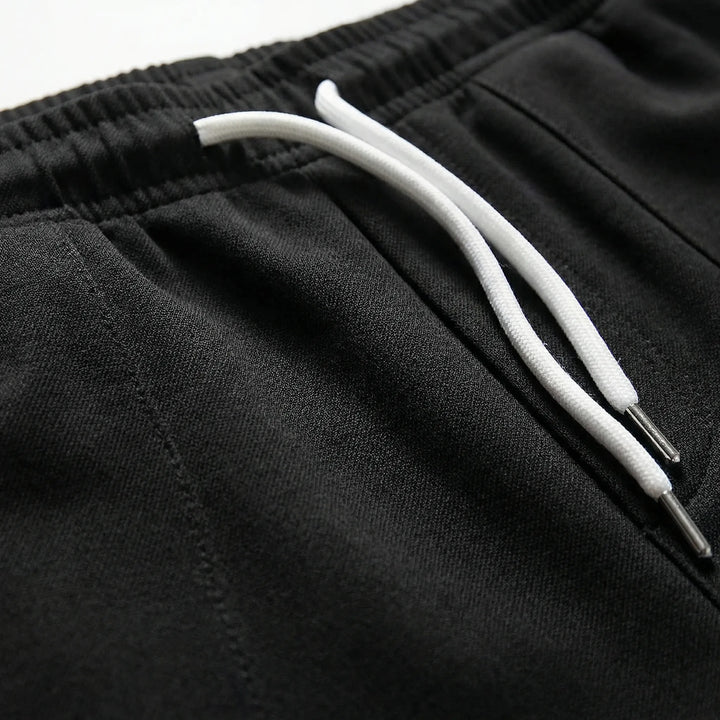 Luxtrend - Straight-Leg Elastic Waist Trousers