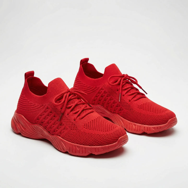 Lyvora - Breathable Lace-Up Knit Sneaker