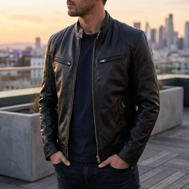 Maverik - Classic Zip-Up Moto-Style Jacket