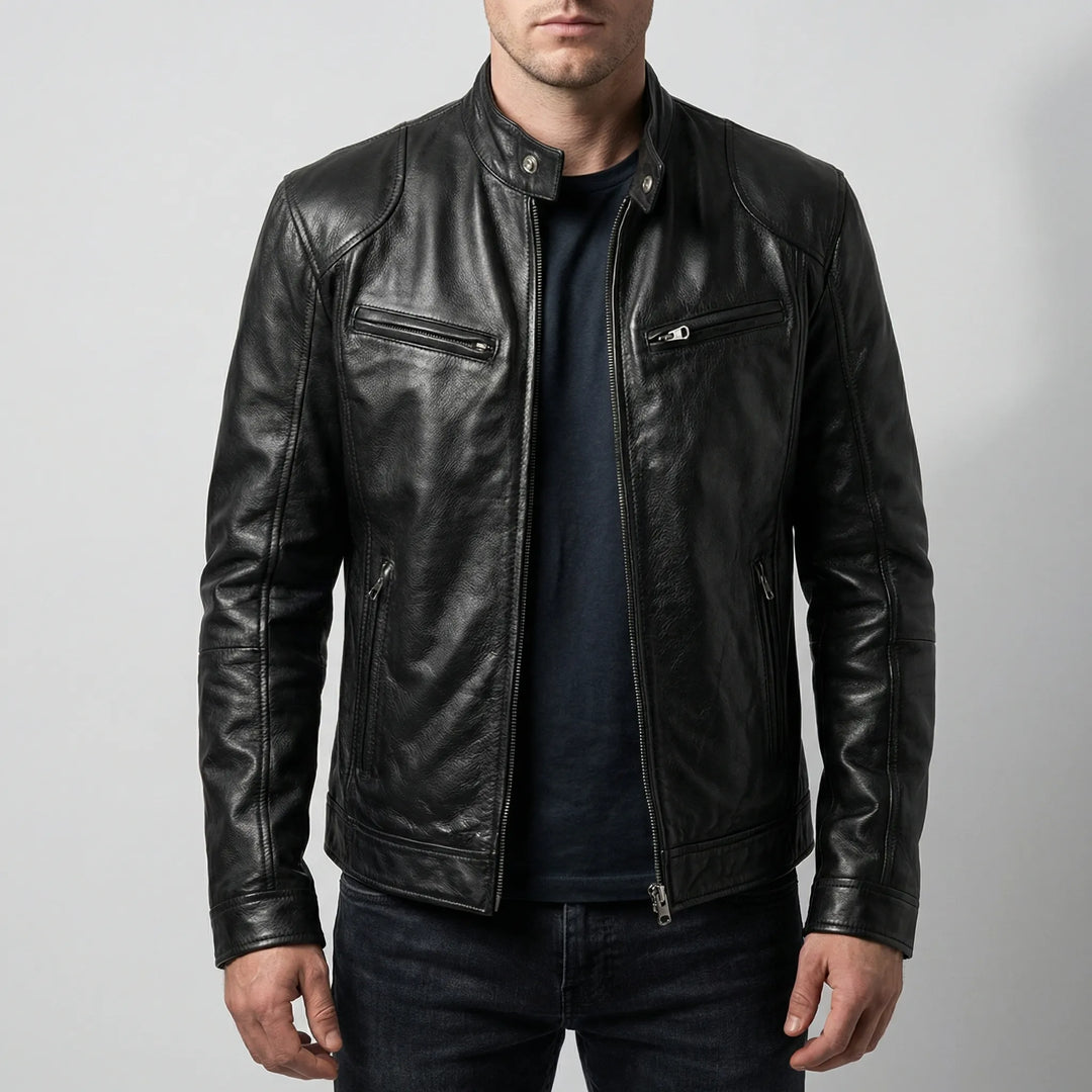 Maverik - Classic Zip-Up Moto-Style Jacket