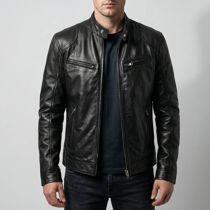 Maverik - Classic Zip-Up Moto-Style Jacket