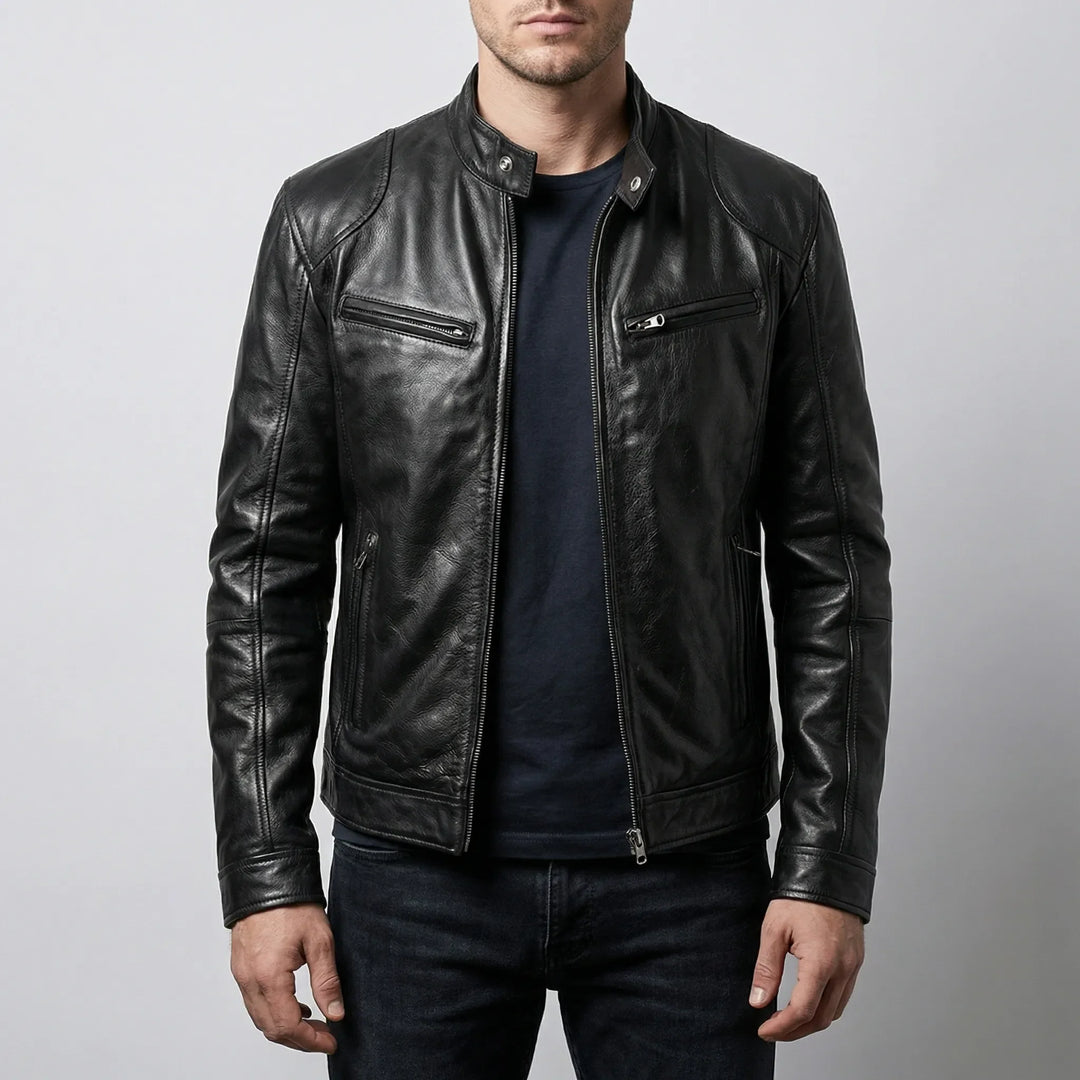 Maverik - Classic Zip-Up Moto-Style Jacket