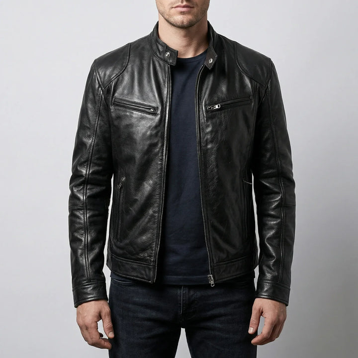 Maverik - Classic Zip-Up Moto-Style Jacket