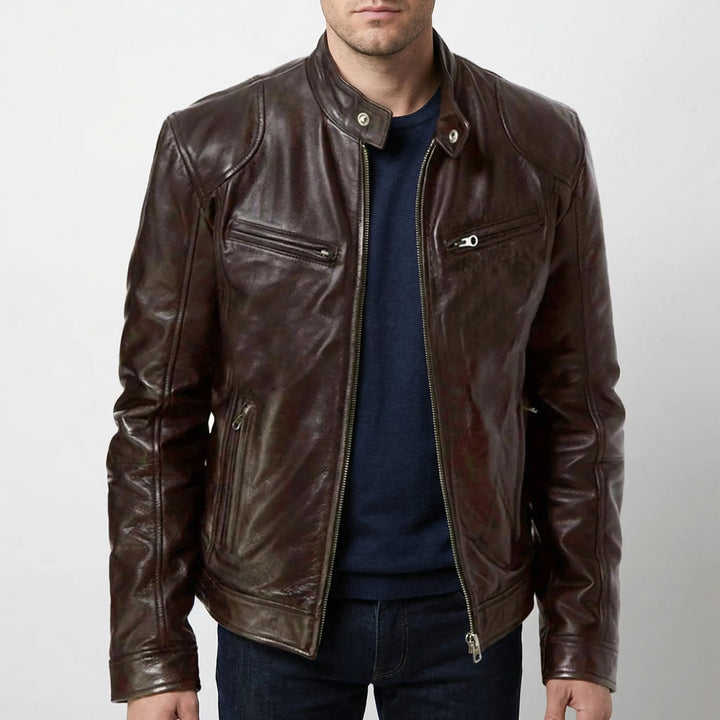 Maverik - Classic Zip-Up Moto-Style Jacket