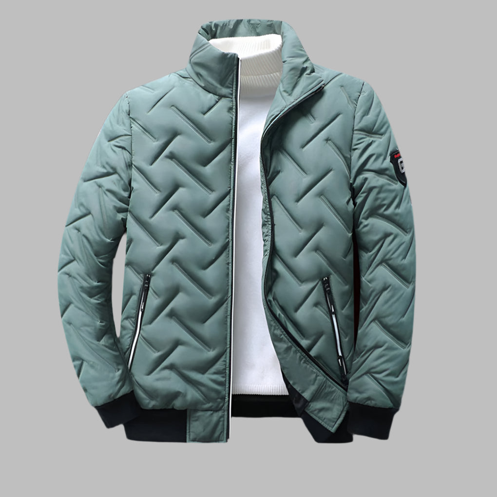 Full-Zip Vindjacka för Män