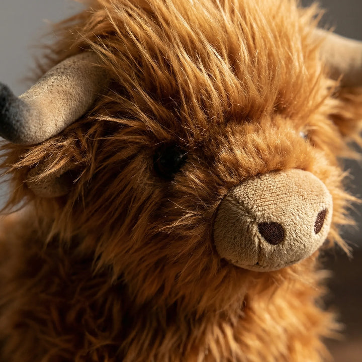 Moovlyn - Shaggy Highland Cow Stuffed Animal