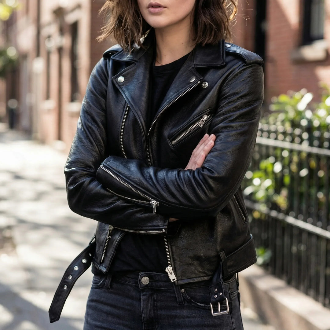 Motosche - Moto-Inspired Zip-Front Jacket