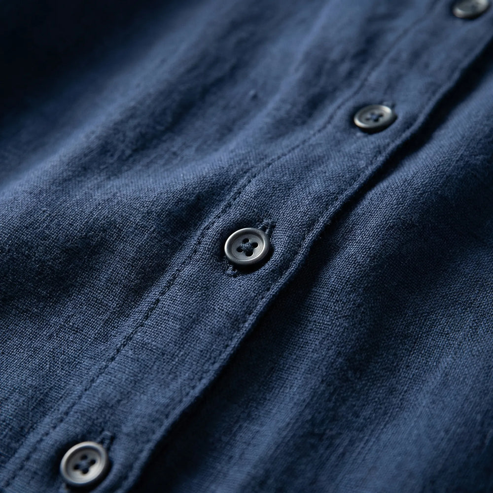 Navorra - Long Sleeve Button-Front Women's Shirt