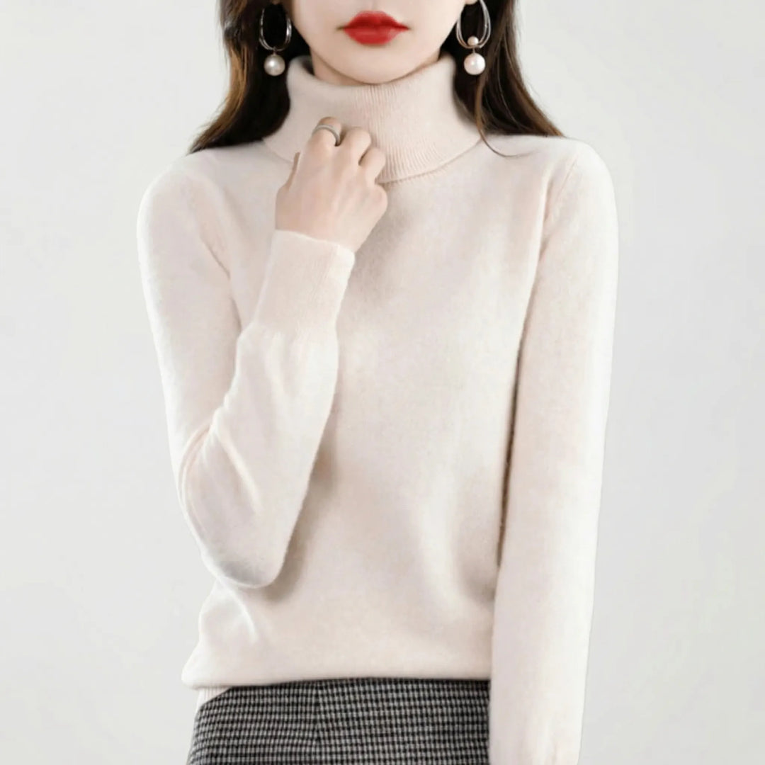 Neckova - Slim-Fit Fine-Knit Turtleneck Sweater