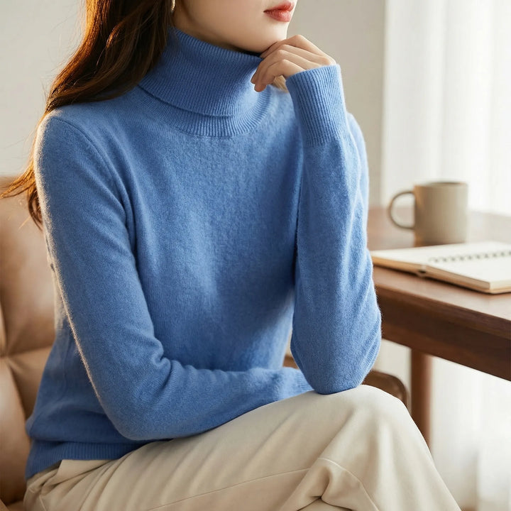 Neckova - Slim-Fit Fine-Knit Turtleneck Sweater