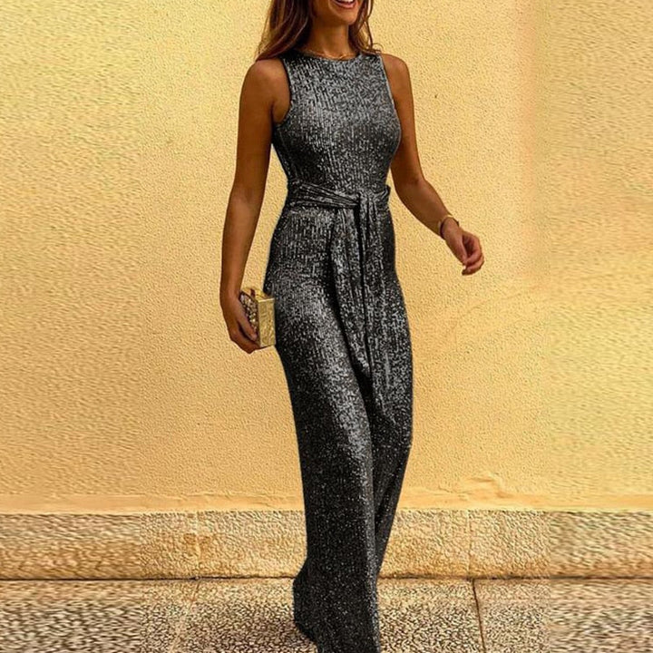 Festlig Glansig Dam Jumpsuit
