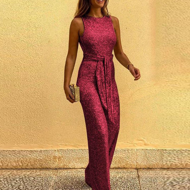 Festlig Glansig Dam Jumpsuit