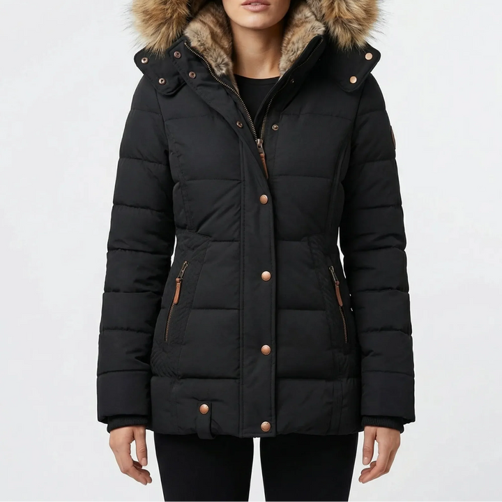Nordluxe - Hooded Padded Women's Winter Jacket