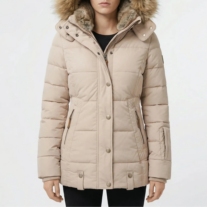 Nordluxe - Hooded Padded Women's Winter Jacket