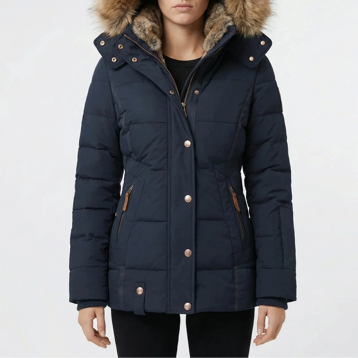 Nordluxe - Hooded Padded Women's Winter Jacket