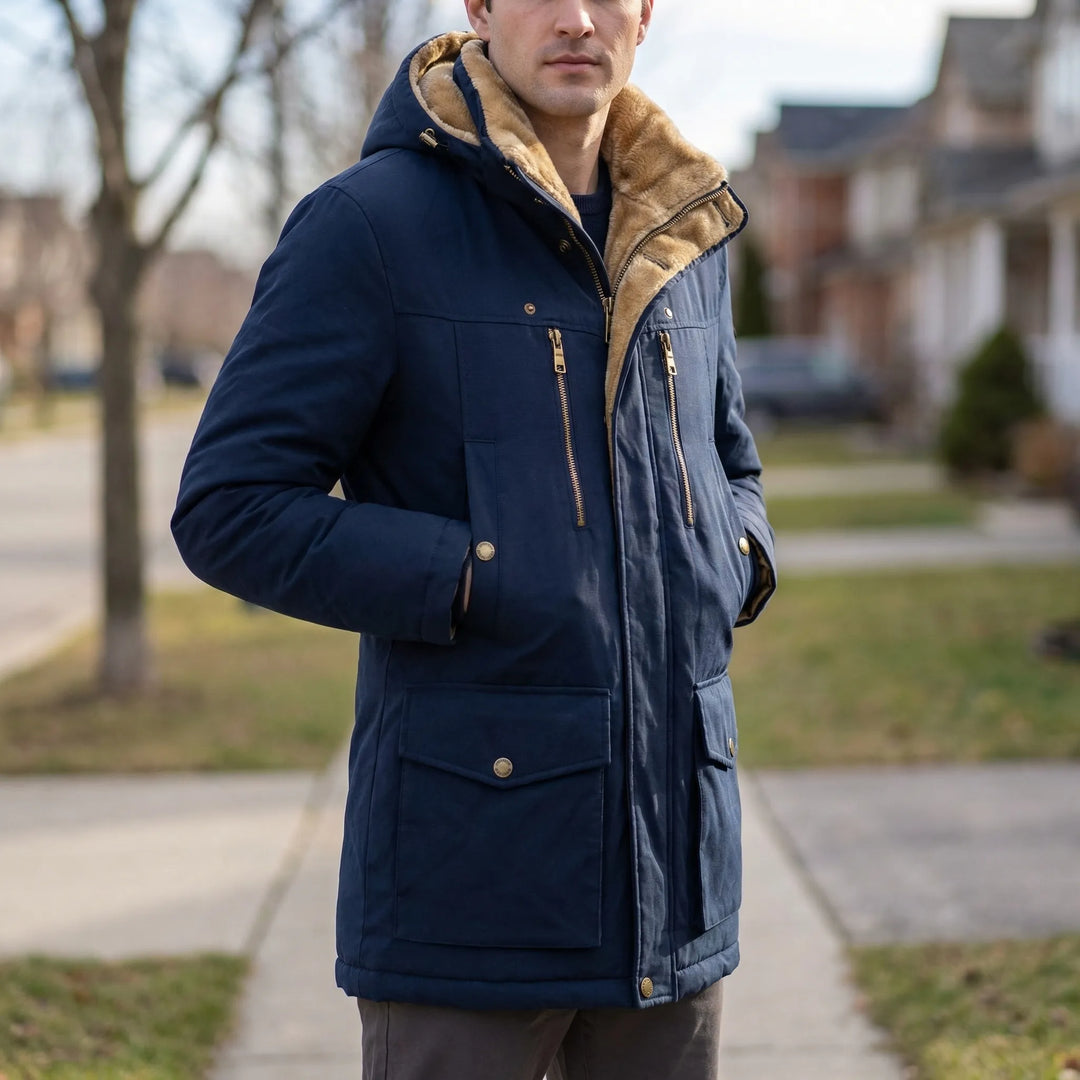 Nordrex - Hooded Insulated Men's Winter Coat