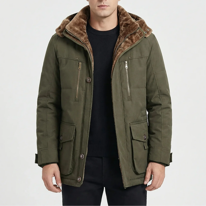 Nordrex - Hooded Insulated Men's Winter Coat