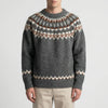 Fair Isle Crewneck Pullover Tröja för Män