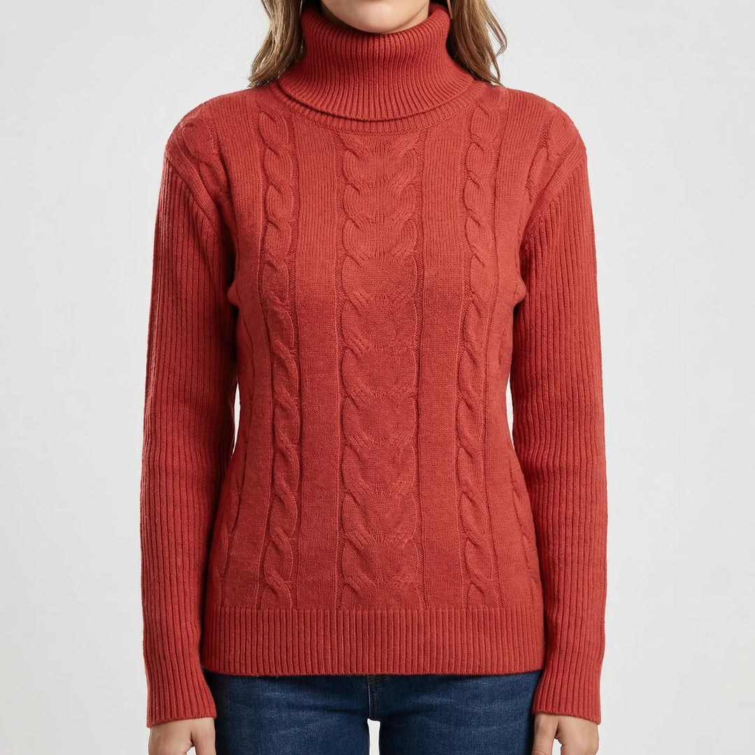 Norrvik - Relaxed-Fit Cable-Knit Turtleneck Sweater
