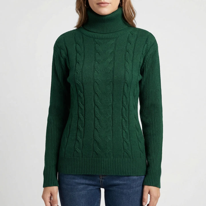 Norrvik - Relaxed-Fit Cable-Knit Turtleneck Sweater
