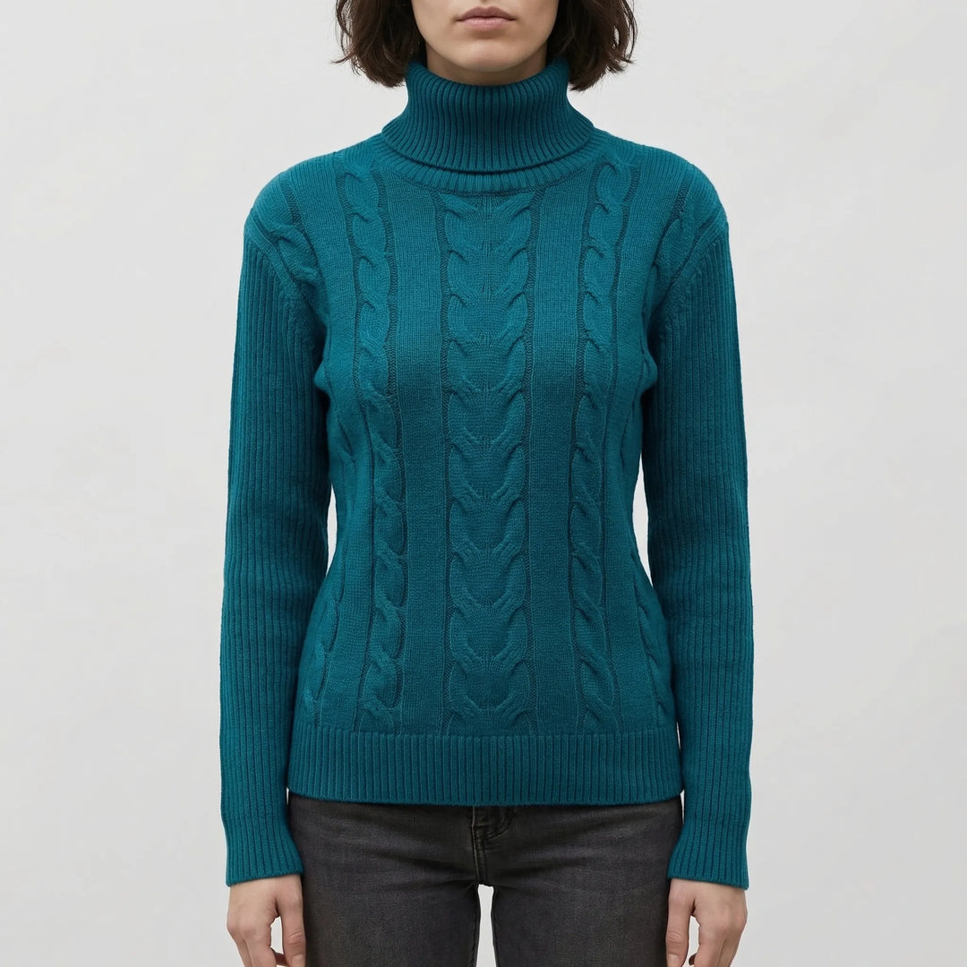 Norrvik - Relaxed-Fit Cable-Knit Turtleneck Sweater
