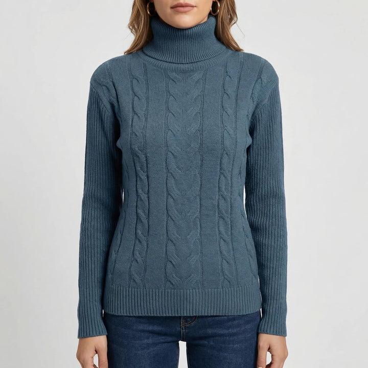 Norrvik - Relaxed-Fit Cable-Knit Turtleneck Sweater
