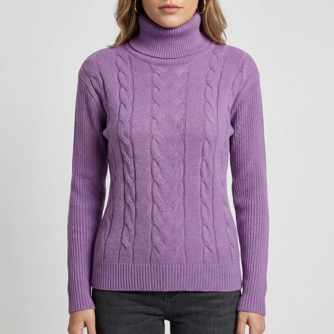 Norrvik - Relaxed-Fit Cable-Knit Turtleneck Sweater
