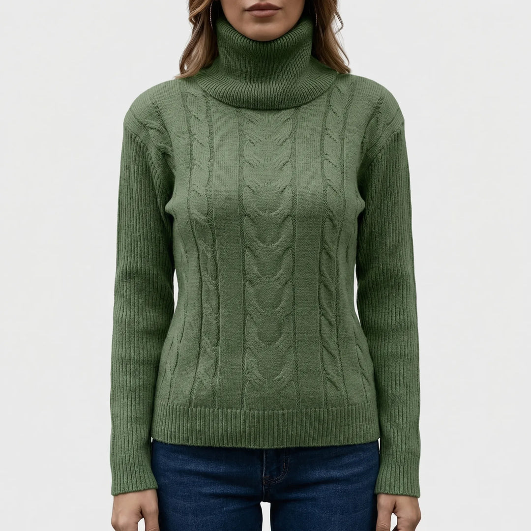 Norrvik - Relaxed-Fit Cable-Knit Turtleneck Sweater