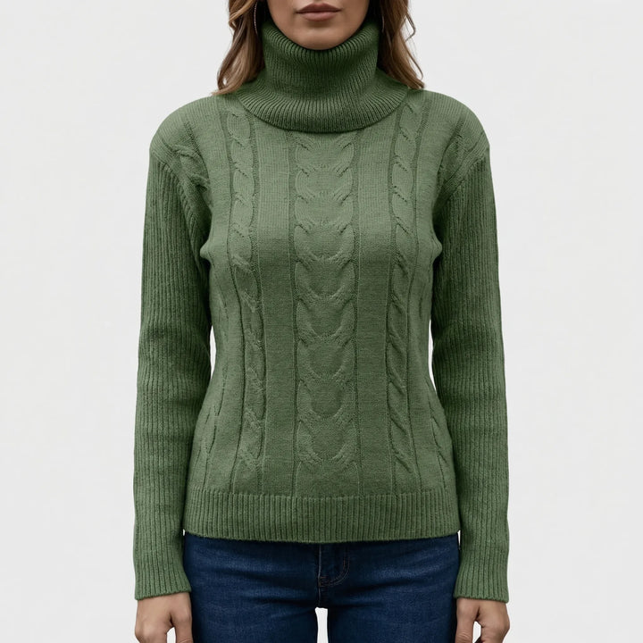Norrvik - Relaxed-Fit Cable-Knit Turtleneck Sweater