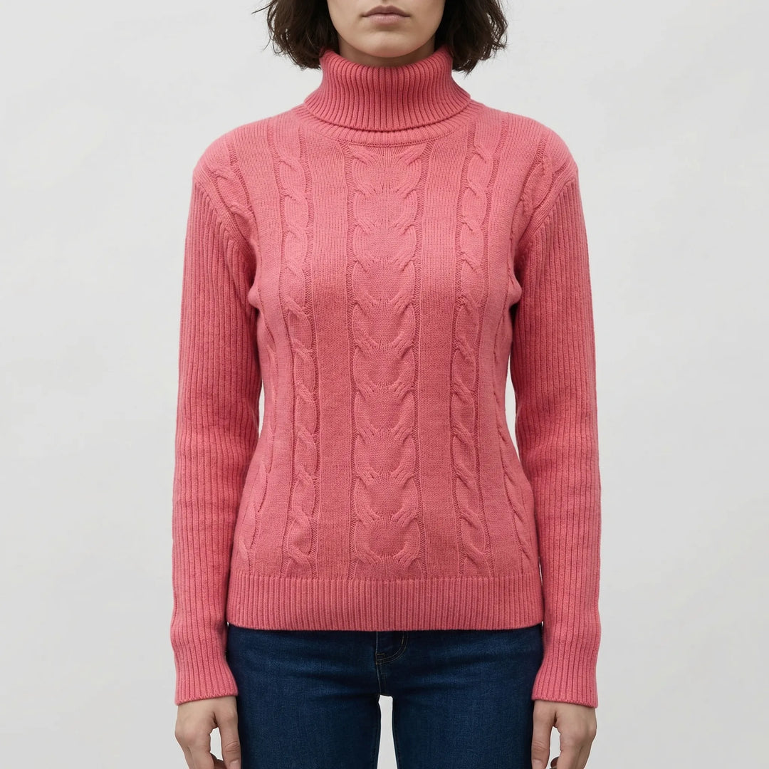 Norrvik - Relaxed-Fit Cable-Knit Turtleneck Sweater