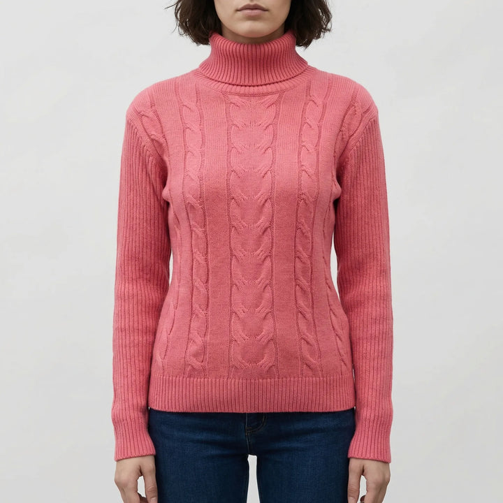 Norrvik - Relaxed-Fit Cable-Knit Turtleneck Sweater