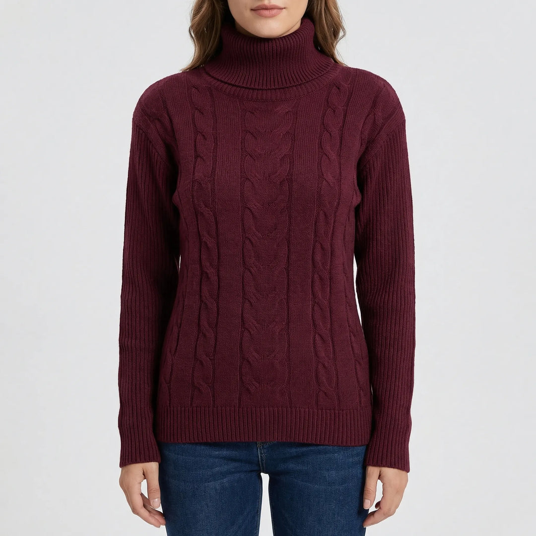 Norrvik - Relaxed-Fit Cable-Knit Turtleneck Sweater