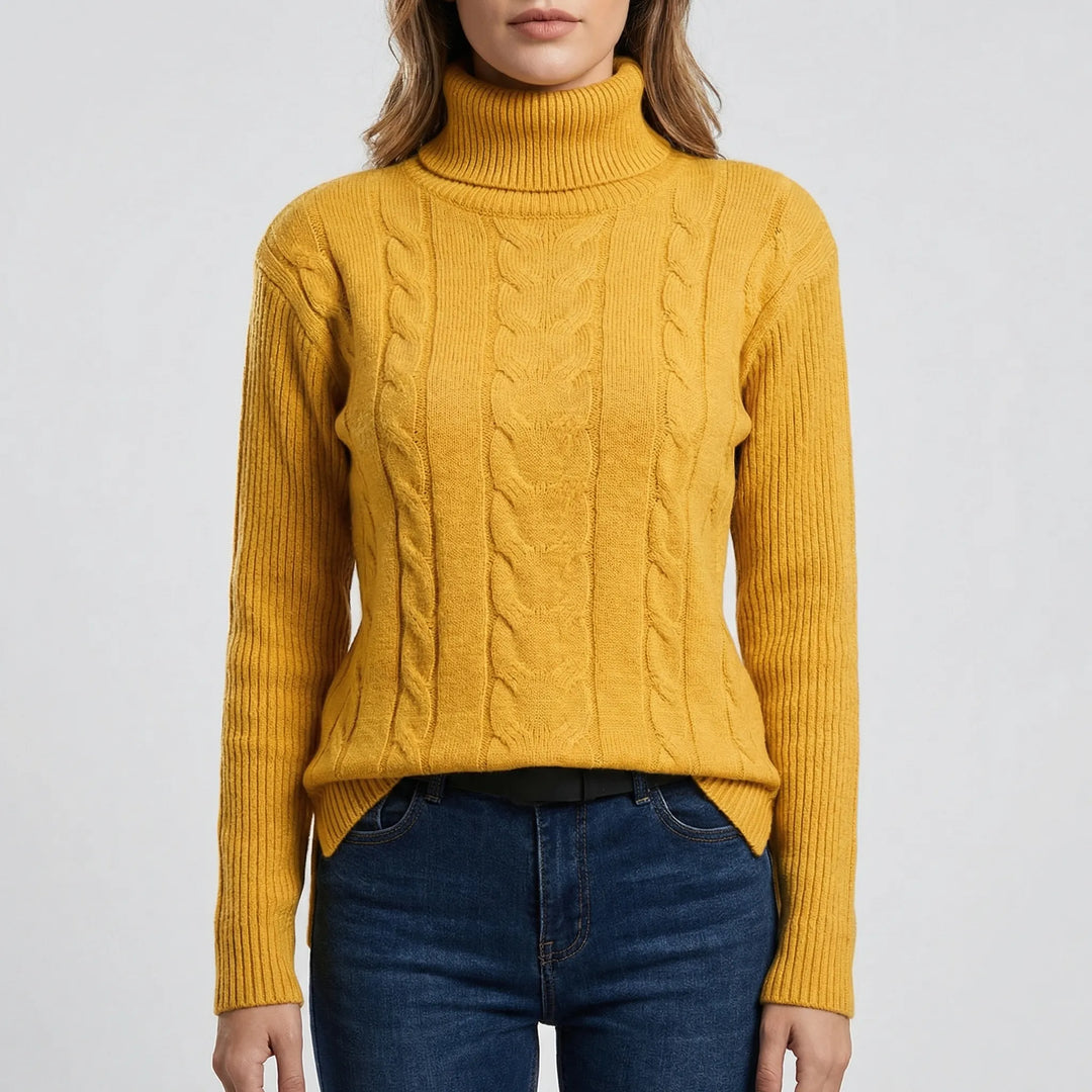 Norrvik - Relaxed-Fit Cable-Knit Turtleneck Sweater