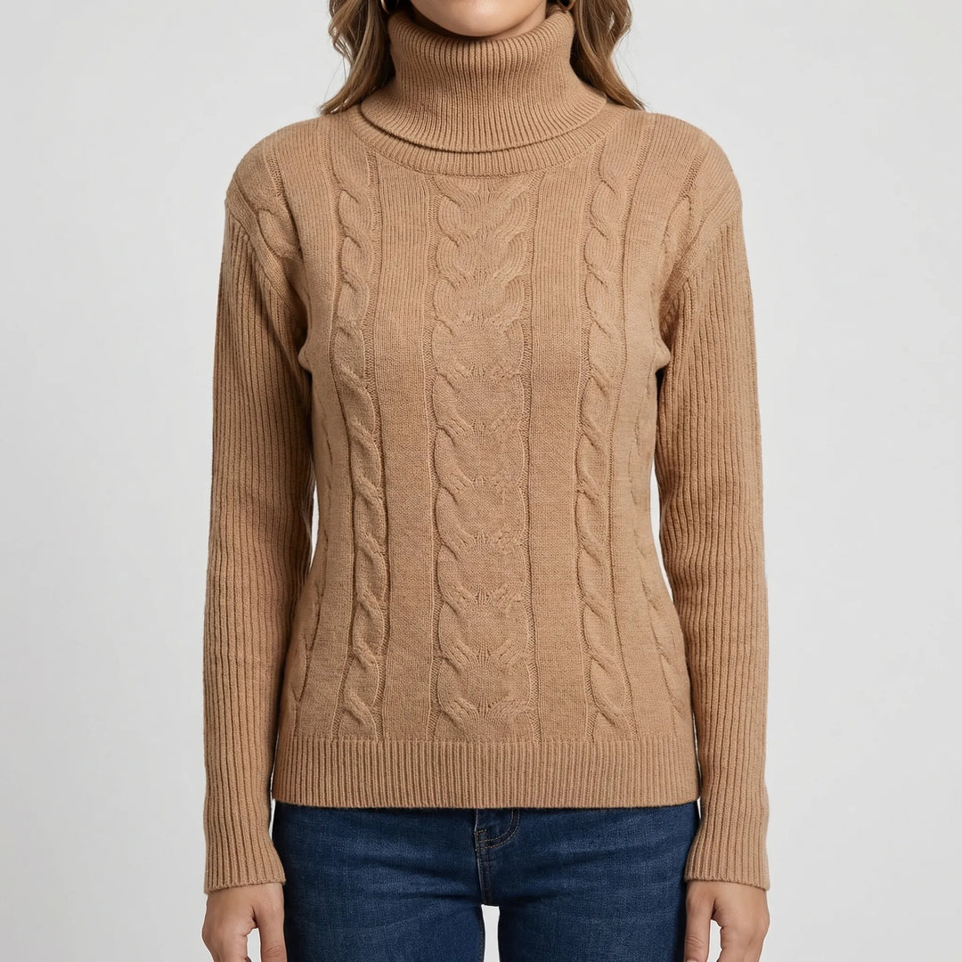 Norrvik - Relaxed-Fit Cable-Knit Turtleneck Sweater