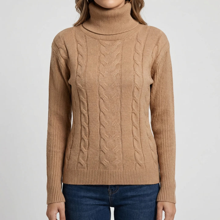 Norrvik - Relaxed-Fit Cable-Knit Turtleneck Sweater