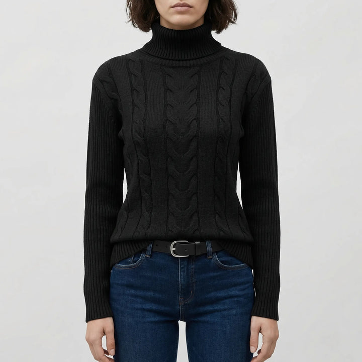 Norrvik - Relaxed-Fit Cable-Knit Turtleneck Sweater