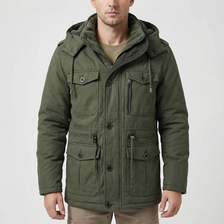 Norvik - Hooded Full-Zip Men's Winter Jacket