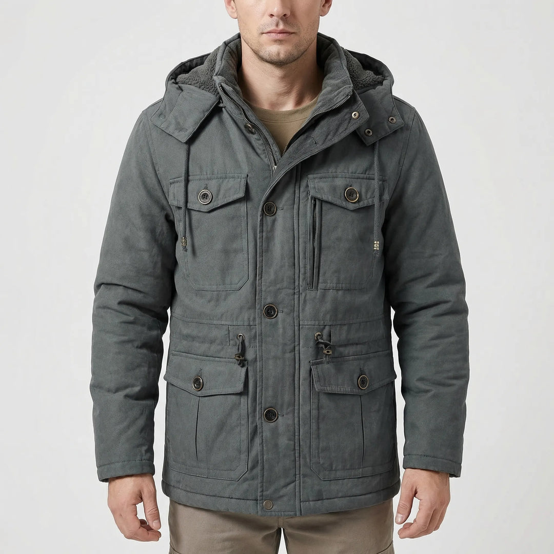 Norvik - Hooded Full-Zip Men's Winter Jacket