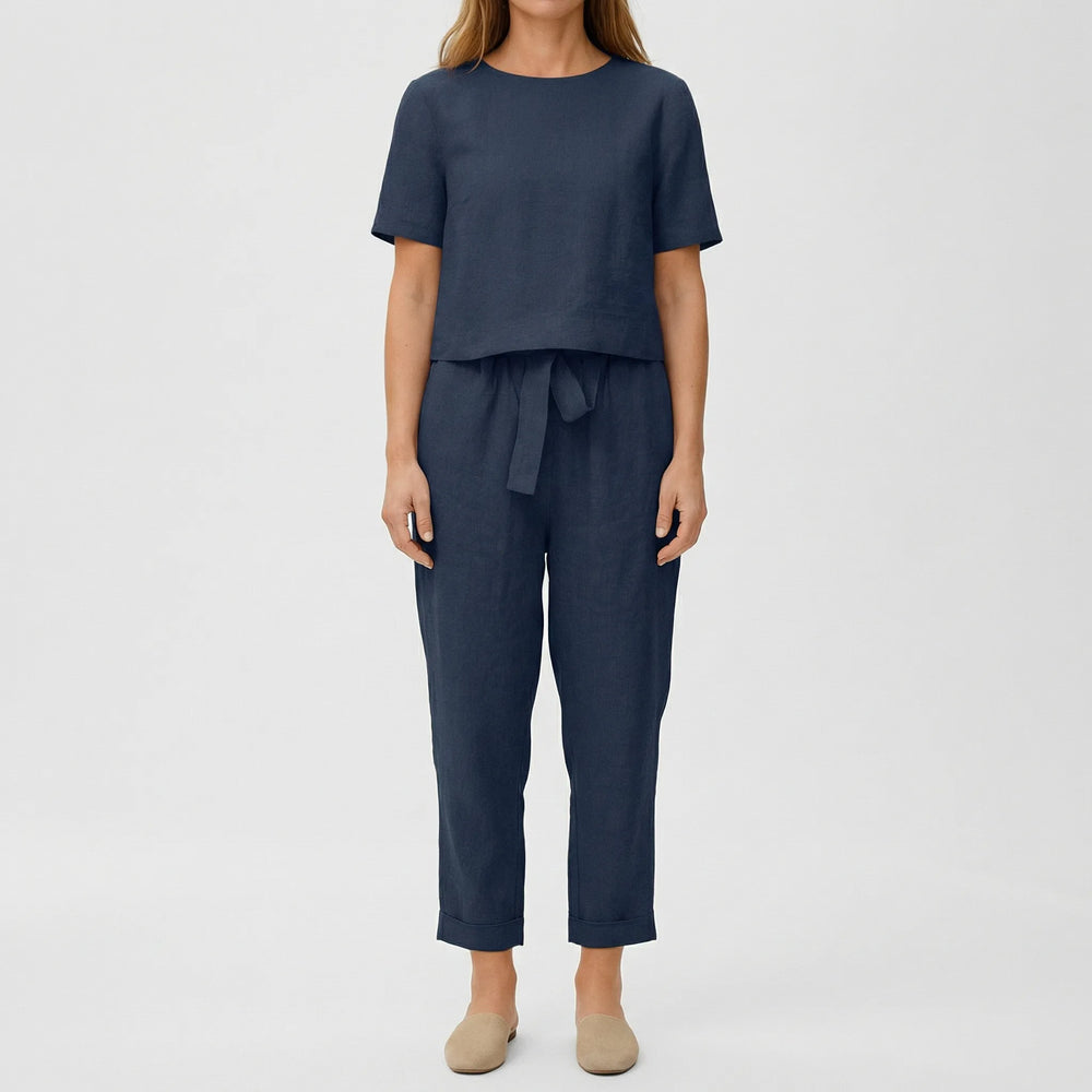Novaire - Solid-Color Two-Piece Matching Set