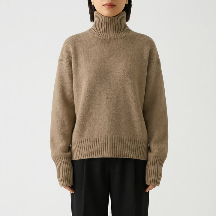 Novexa - Relaxed Fit Turtleneck Sweater