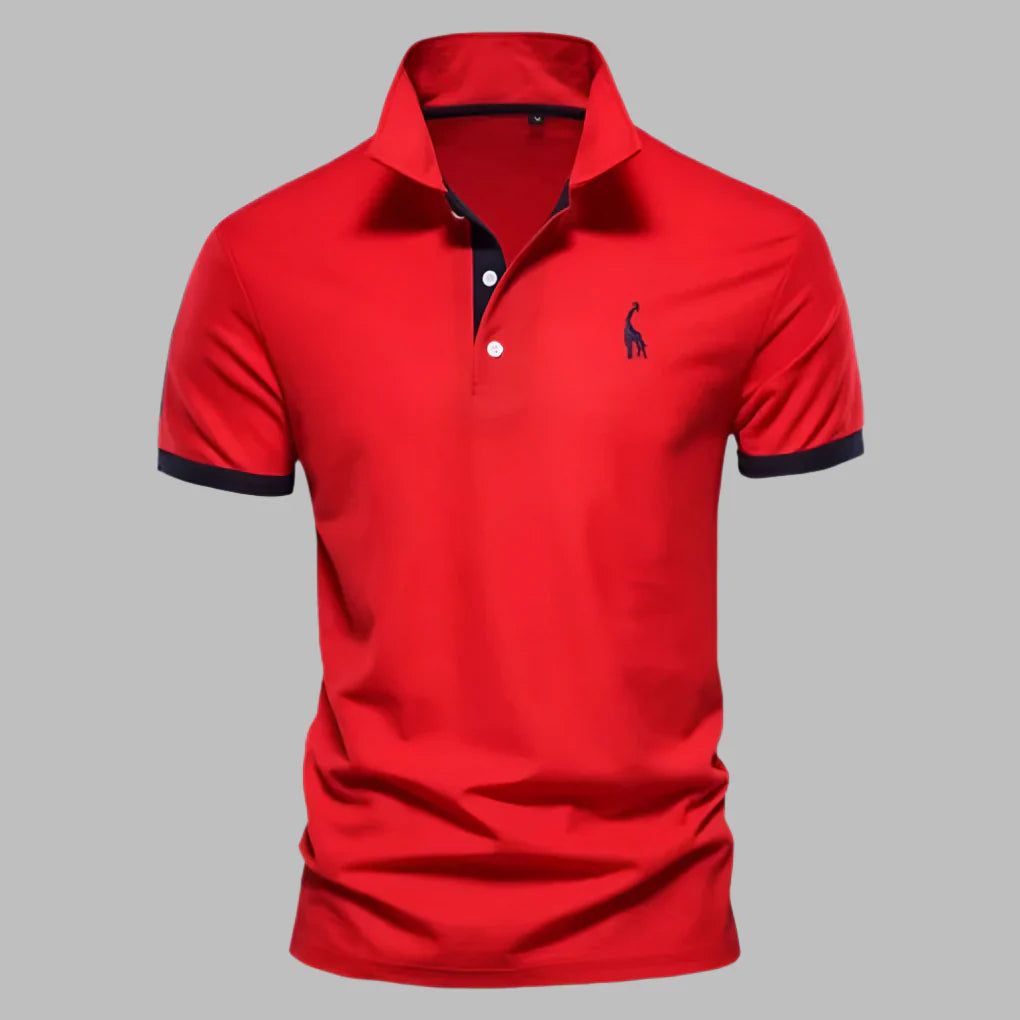 Mans Elegant Polo Skjorta för Män