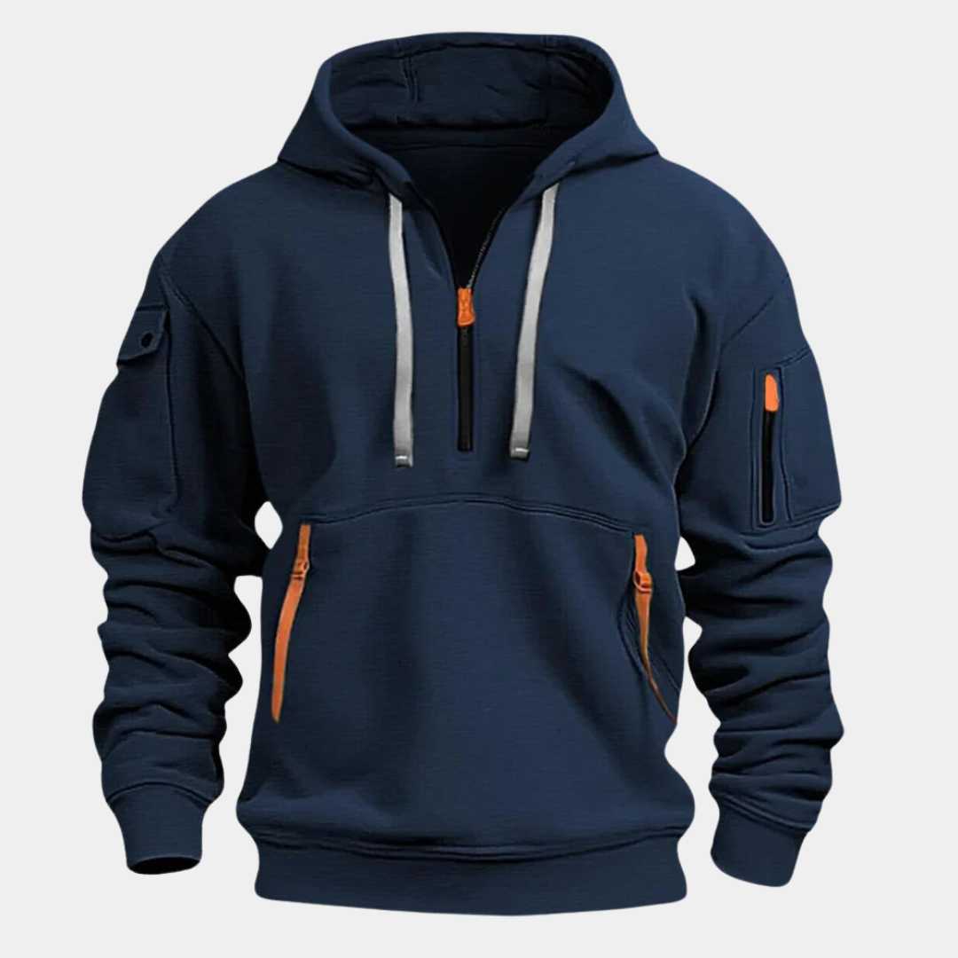 Hoodiejacka för män
