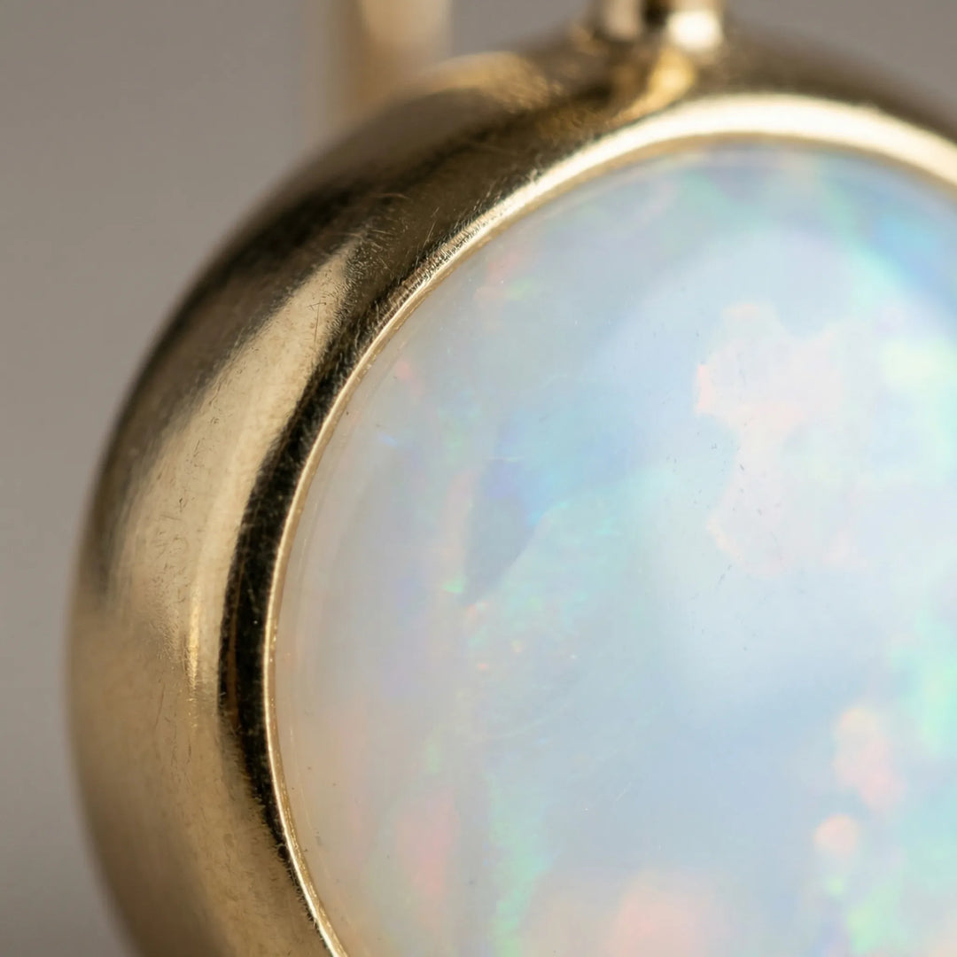 Opalique - Vintage-Inspired Opal Drop Earrings