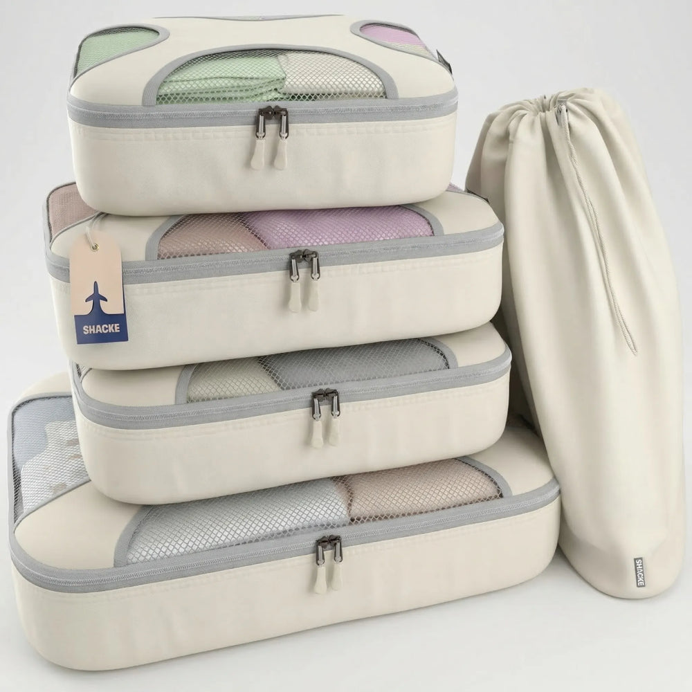 Packova - 5-Piece Travel Packing Cube Set