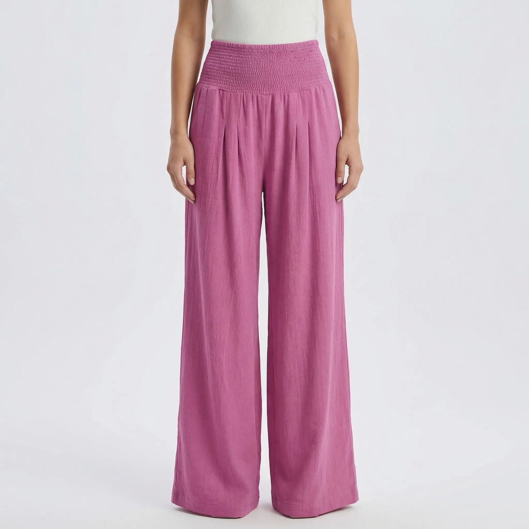 Palazzura - High-Waist Wide-Leg Palazzo Pant