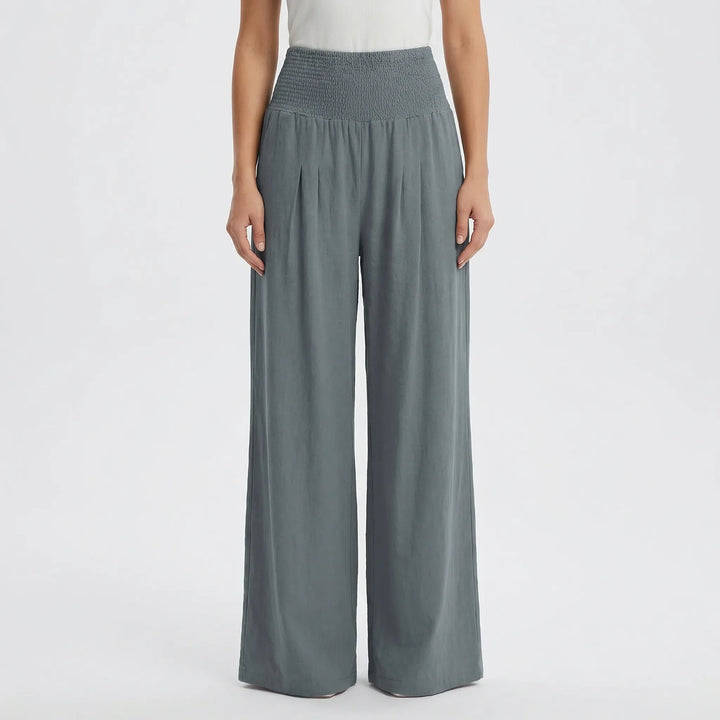 Palazzura - High-Waist Wide-Leg Palazzo Pant